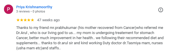 Cancer Testimonial from Nulife Patient